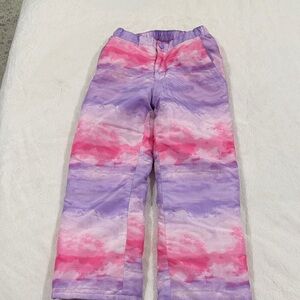 Kids snow pants in Pink and Purple